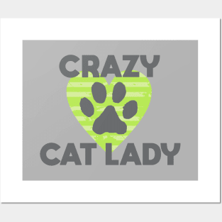 Crazy Cat Lady Posters and Art